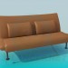 Modelo 3d Sofá com estofamento de lether - preview