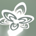 3d модель Стельова світлодіодна люстра Floritta 90227-6 (білий) – превью