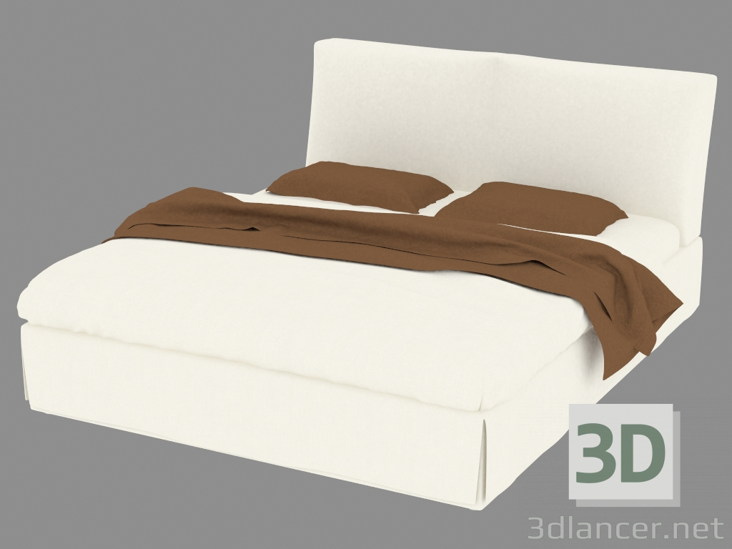 modèle 3D Lit double Altosoft (180) - preview