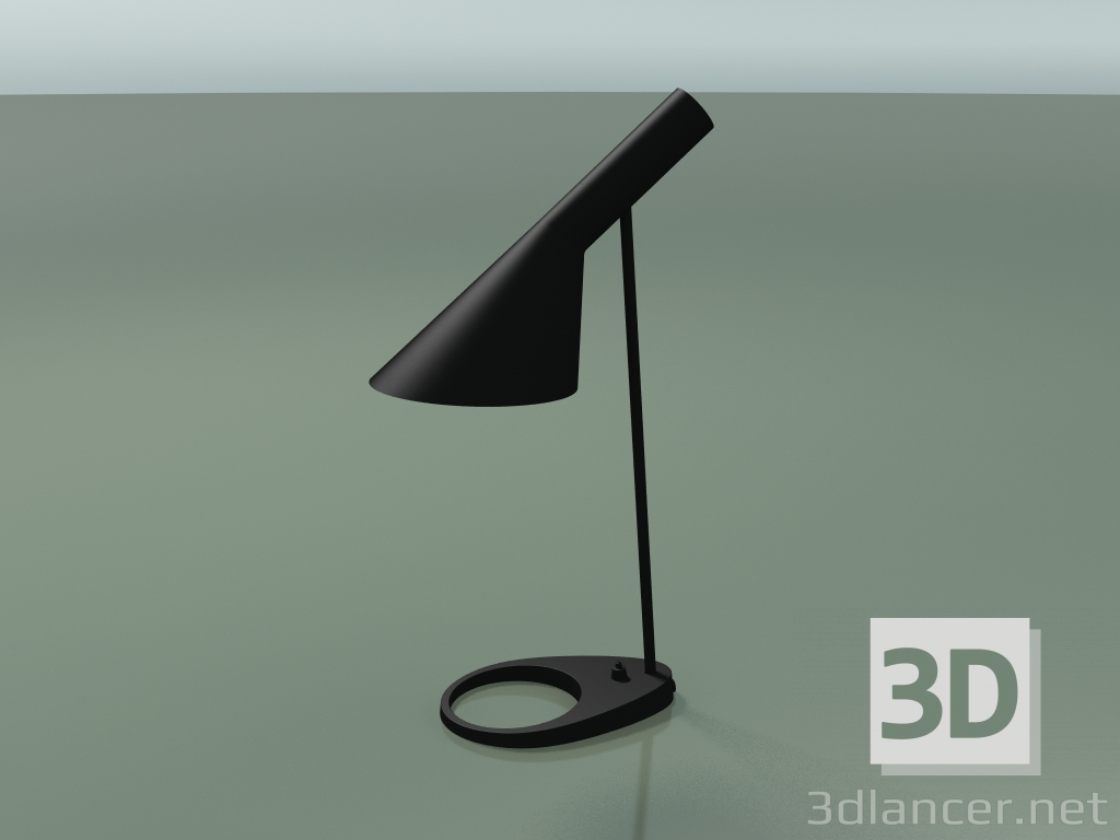 3d model Lámpara de mesa AJ TABLE (20W E27, BLACK V2) - vista previa