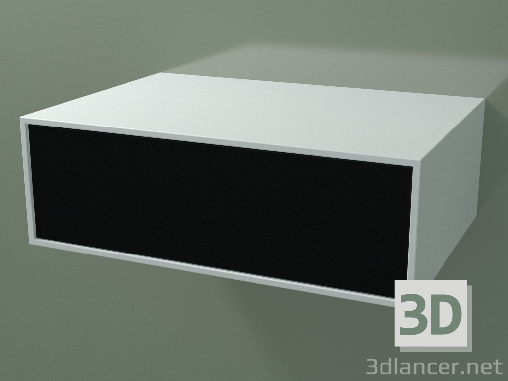 3D Modell Box (8AUCAB01, Gletscherweiß C01, HPL P06, L 72, P 50, H 24 cm) - Vorschau