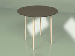 Table moyenne Spoutnik 80 cm (marron foncé)