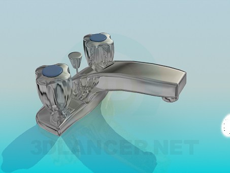 3D Modell Kran-Wasserhahn - Vorschau