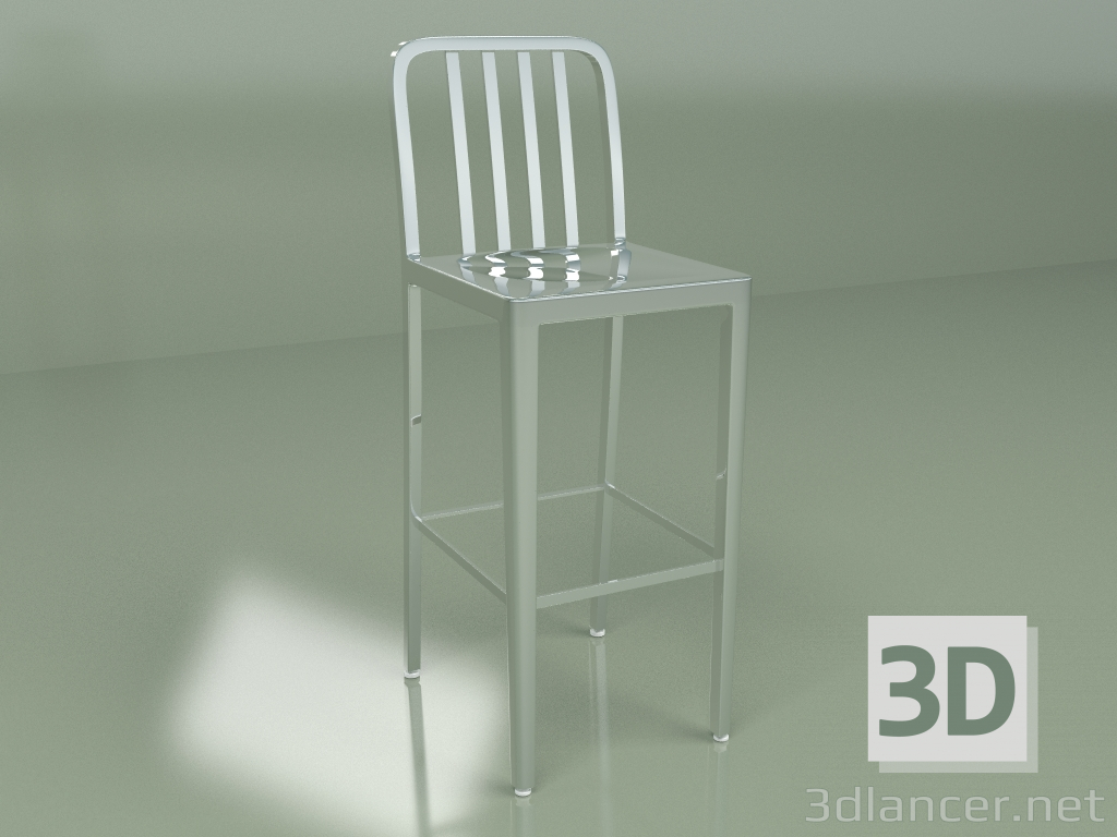 3D modeli Bar taburesi Donanma - önizleme