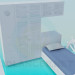 modello 3D I mobili nella scuola materna - anteprima