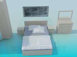 Les meubles dans la chambre à coucher