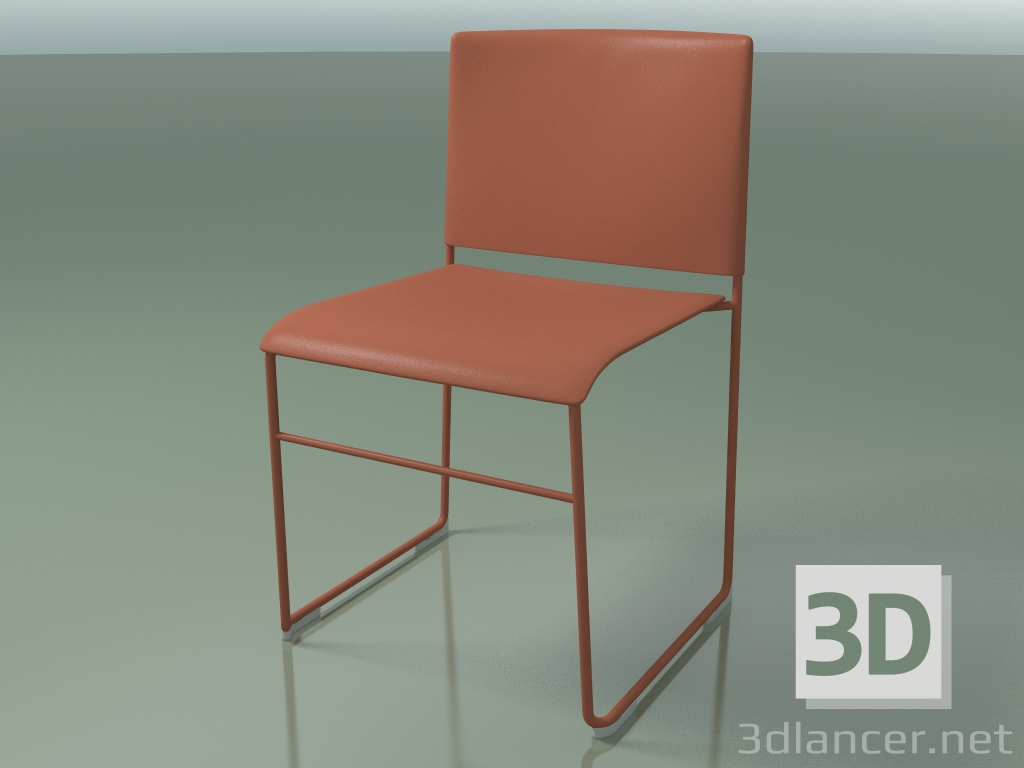 3d model Stackable chair 6600 (polypropylene Rust, V63) - preview