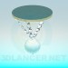 modello 3D Lampada alogena con perle di vetro - anteprima