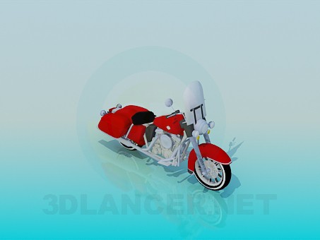 3 डी मॉडल मोटर साइकिल - पूर्वावलोकन