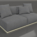 3d model Módulo sofá sección 4 (Oro) - vista previa