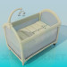 3D Modell Kinderbett - Vorschau