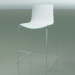 3d model Bar chair 0474 (on a sled, two-color polypropylene) - preview