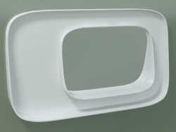 Espejo con balda (dx, L 80, H 48 cm)
