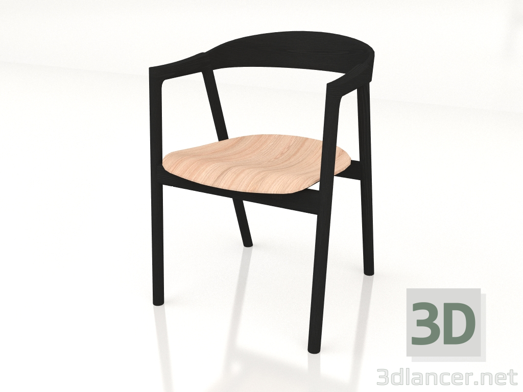 3 डी मॉडल कुर्सी मुना (अंधेरा) - पूर्वावलोकन