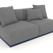 Modelo 3d Seção 4 do módulo do sofá (azul noturno) - preview