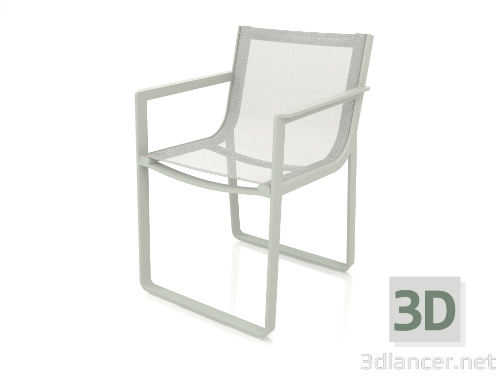 3D Modell Esszimmerstuhl (Zementgrau) - Vorschau
