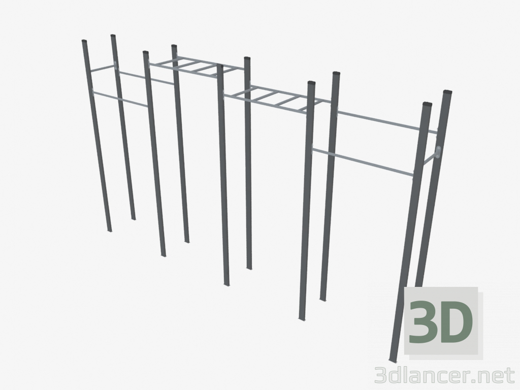 modèle 3D Complexe sportif (WL0017) - preview