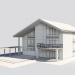 Villa con piscina 3D modelo Compro - render