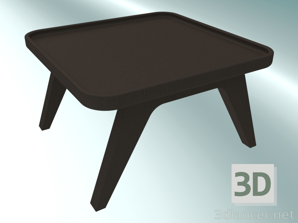 modello 3D Tavolino (legno S2, 600x350x600 mm) - anteprima
