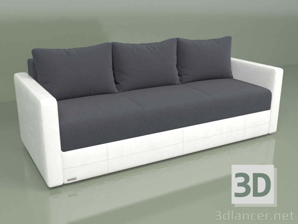 3D modeli Üçlü kanepe Milano - önizleme