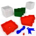 3D modeli noel hediyesi paketi - önizleme