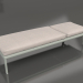 3d model Chaise longue with wheels (Cement gray) - preview