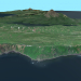 3d Onekotan island 3D model / 3D модель острова Онекотан модель купити - зображення