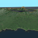 3d Onekotan island 3D model/3D модель острова Онекотан модель купить - ракурс