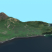 3d Onekotan island 3D model/3D модель острова Онекотан модель купить - ракурс