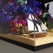 Acuario con peces 3D modelo Compro - render