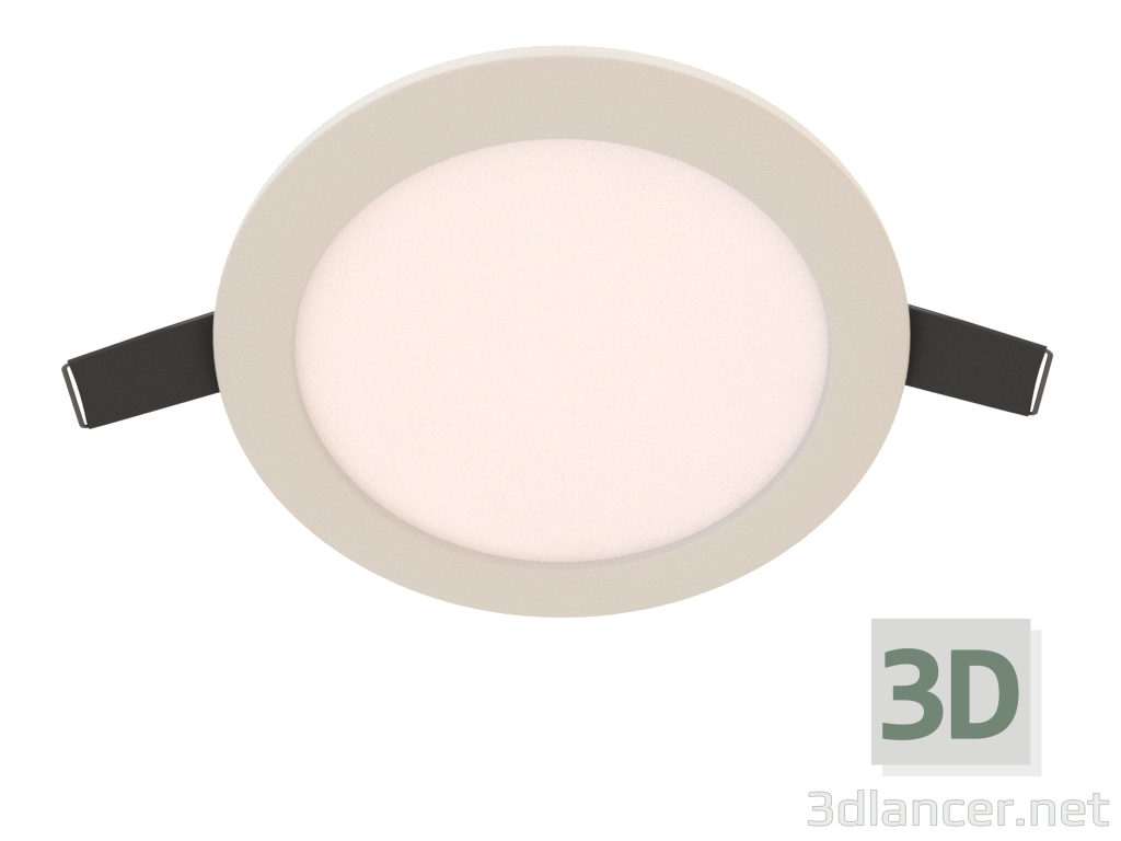3d model Recessed luminaire (C0180) - preview