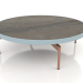modèle 3D Table basse ronde Ø120 (Gris bleu, DEKTON Radium) - preview
