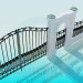 3d модель Ворота и забор – превью