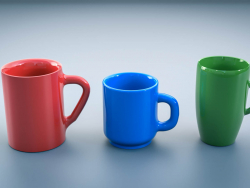 A set of mugs 3 pieces