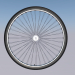 3d Bicycle wheel model buy - render