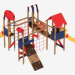 3d модель Детский игровой комплекс (1406) – превью