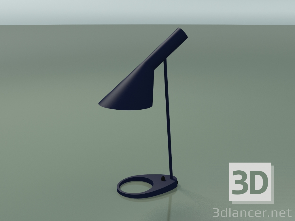 modello 3D Lampada da tavolo AJ TAVOLO (20W E27, BLU NOTTE) - anteprima