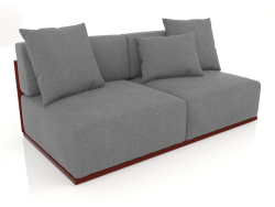 Sofa module section 4 (Wine red)
