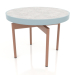 modèle 3D Table basse ronde Ø60 (Bleu gris, DEKTON Kreta) - preview