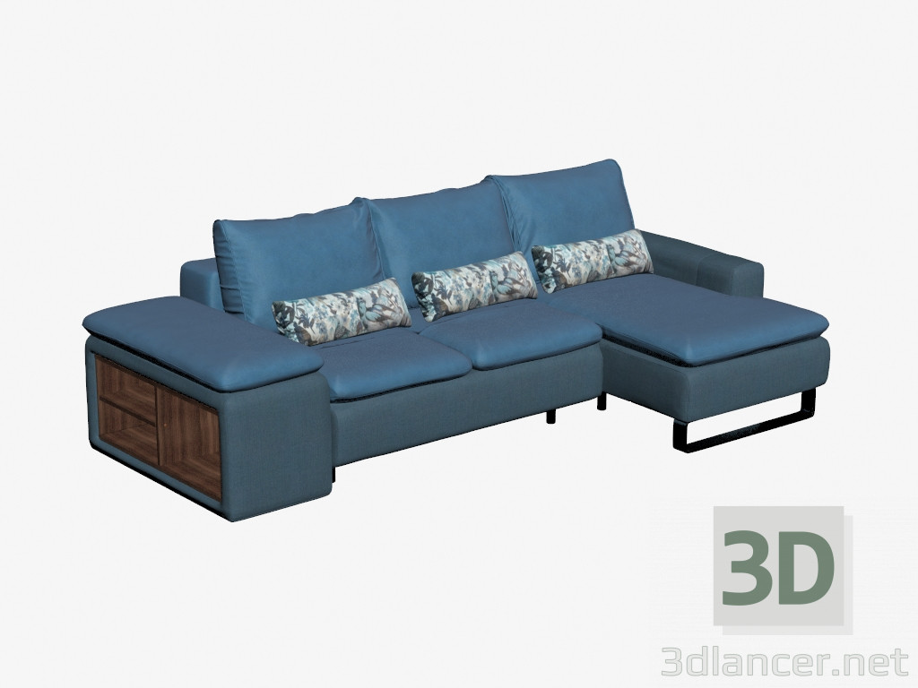 modèle 3D Canapé d'angle Rendezvous - preview