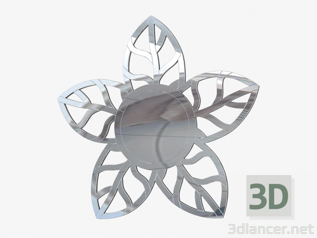 modello 3D Specchio sul muro (RJG0094) - anteprima