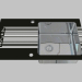 3d модель Мийка скло-сталь, 1 камерна з крилом для сушіння - край круглий Pallas (ZSP 0D1C) – превью
