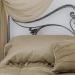 3d Art Nouveau Style Bed model buy - render