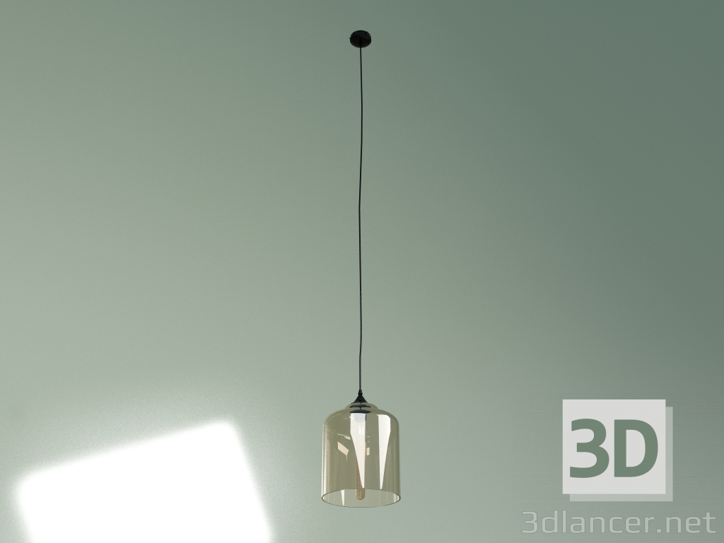 3d модель Підвісний світильник Bella (бурштин) – превью