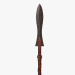 3d Spartan spear model buy - render