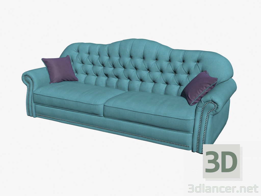 3D Modell Doppel-Sofa Royal - Vorschau