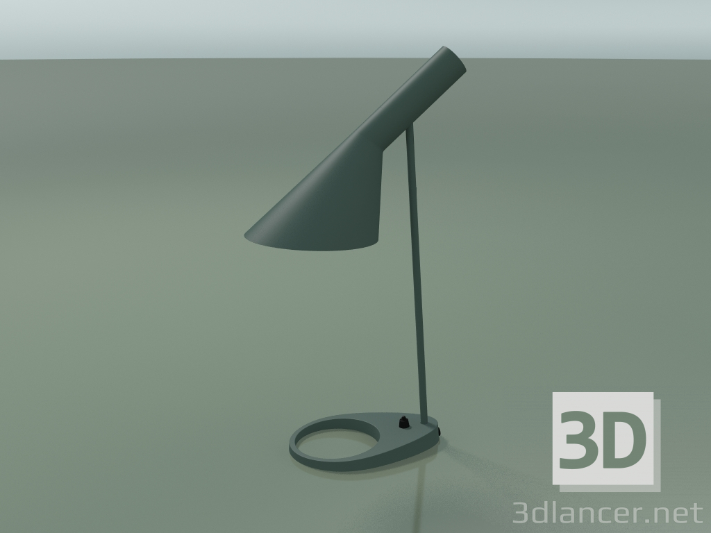 3d model Lámpara de mesa AJ TABLE (20W E27, PALE PETROLEUM) - vista previa