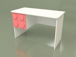 Writing table left (Coral)