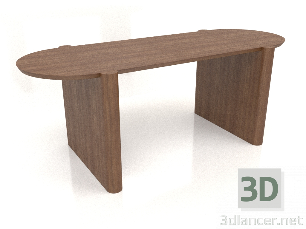 3 डी मॉडल टेबल डीटी 06 (2000x800x750, लकड़ी की भूरी रोशनी) - पूर्वावलोकन