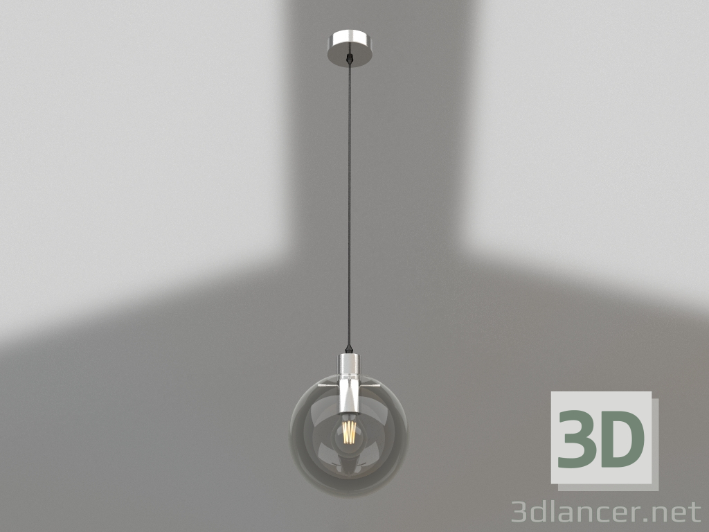 3d model Pendant Mercury transparent (with chrome fittings) (07563-20.21) - preview